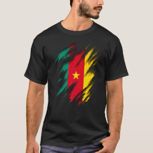 T-shirt République du Cameroun Drapeau Cameroun