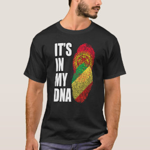T-shirt République du Congo et le Kirghizistan Mix ADN Her