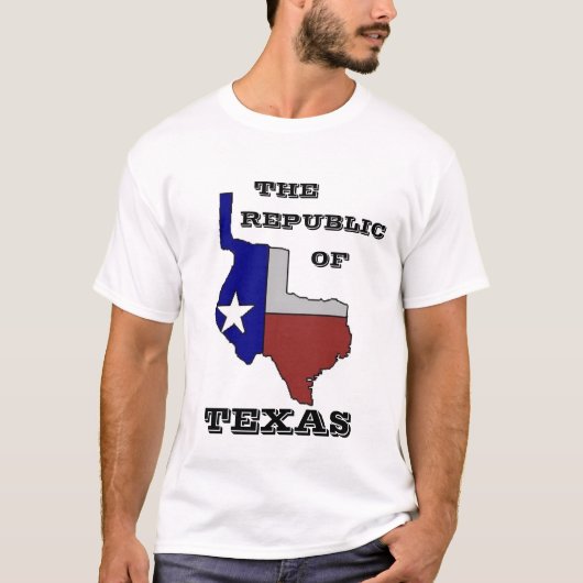 T-shirt République du Texas - customisé (Devant)