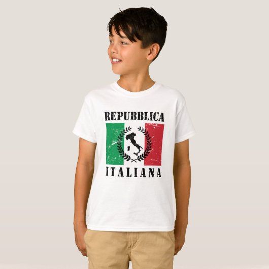 T-shirt République italienne (Devant entier)