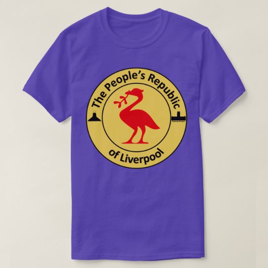 T-shirt République populaire de Liverpool RED (Design devant)