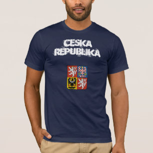 T-shirt République Tchèque Ceska Republika avec le mante