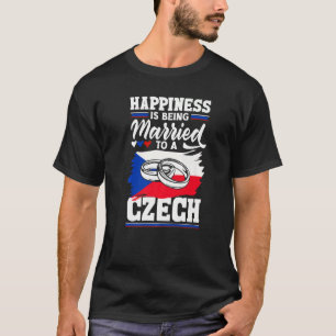 T-shirt République Tchèque : Le Bonheur Du Drapeau Est Mar
