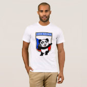 T-shirt République tchèque Shot Put Panda (Devant entier)