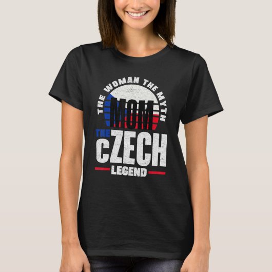 T-shirt République tchèque Tchèque République Tchèque (Devant)
