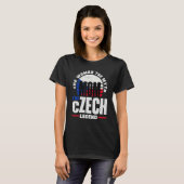 T-shirt République tchèque Tchèque République Tchèque (Devant entier)