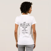 T-shirt Request de Mme Terminator's (Dos entier)