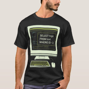 T-shirt Requête SQL de base de données drôle Code informat