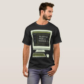T-shirt Requête SQL de base de données drôle Code informat (Devant entier)
