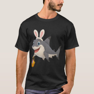 T-shirt Requin à pointe noire de Pâques