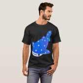 T-shirt Requin à pois - foncé (Devant entier)