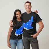 T-shirt Requin à pois - foncé (Unisexe)