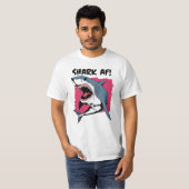 T-shirt Requin AF ! | Amateurs de requins Design graphique (Devant entier)