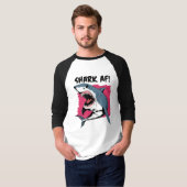 T-shirt Requin AF ! | Amateurs de requins Design graphique (Devant entier)