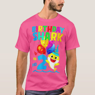 T-shirt Requin Anniversaire 2 Ans 2e Anniversaire Correspo