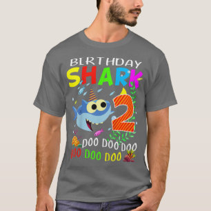T-shirt Requin Anniversaire de enfant 2 ans Garçons et fil