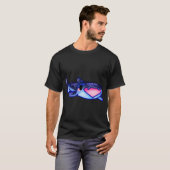 T-shirt Requin baleine de l'espace ! (Devant entier)