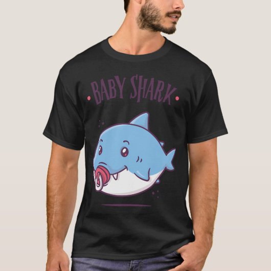 T-shirt Requin Bébé (Devant)