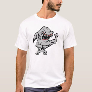 T-shirt Requin blanc de muscle