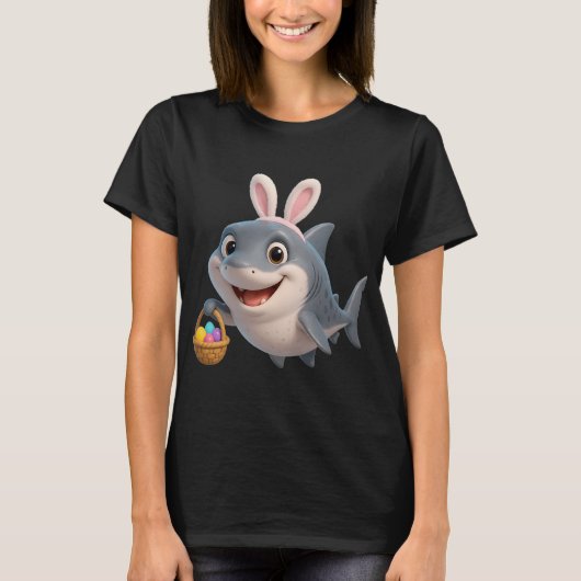 T-shirt Requin blanc de Pâques (Devant)