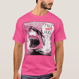 T-shirt Requin Blanc Impressionnant Graphique Tendance Câl