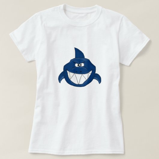 T-shirt Requin bleu (Design devant)