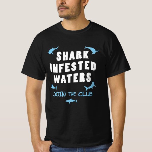 T-shirt Requin - Citation de plongée sous-marine (Devant)