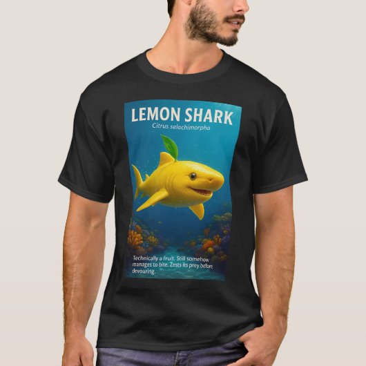 T-shirt Requin citron (Devant)