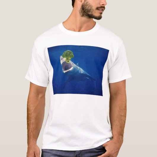 T-shirt Requin contre Eviloccoli (Devant)