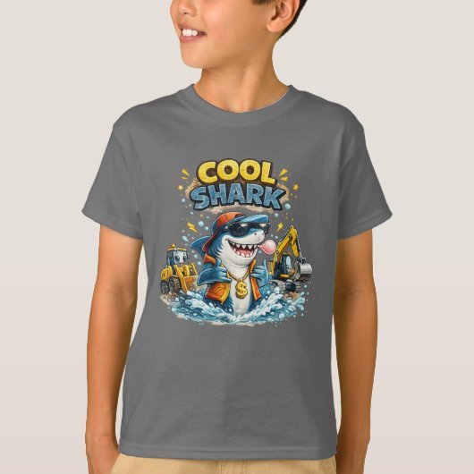 T-shirt Requin Cool (Devant)