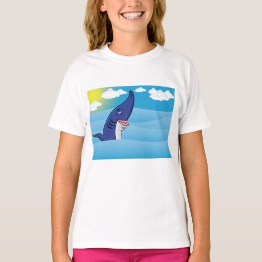 T-shirt Requin Dans L'Océan (Devant)