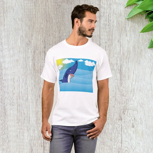 T-shirt Requin Dans L'Océan