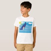 T-shirt Requin Dans L'Océan (Devant entier)