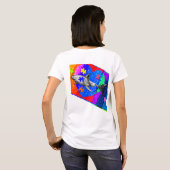 T-shirt Requin d'autisme blanc (Dos entier)