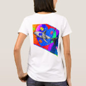 T-shirt Requin d'autisme blanc (Dos)