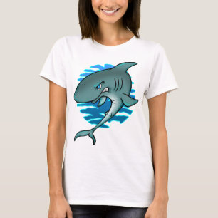 T-shirt Requin de bande dessinée