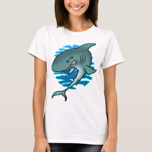 T-shirt Requin de bande dessinée (Devant)