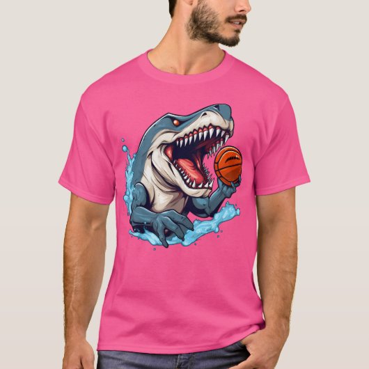 T-shirt Requin de basket (Devant)
