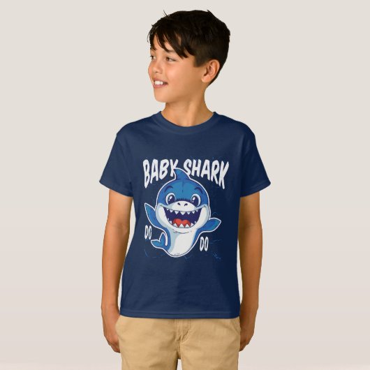 T-shirt Requin de bébé (Devant entier)