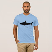 T-shirt Requin de natation personnalisé (Devant entier)