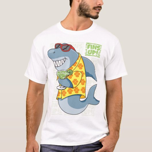 T-shirt Requin de partie (Devant)