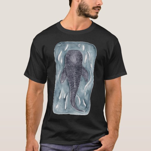 T-shirt Requin de taille baleine (Devant)