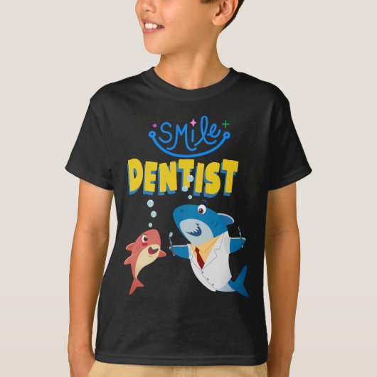 T-shirt Requin dentiste (Devant)