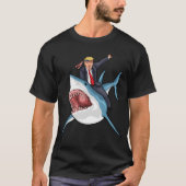 T-shirt Requin d'équitation de Donald Trump (Devant)
