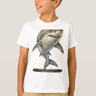 T-shirt Requin Drôle pour Enfants