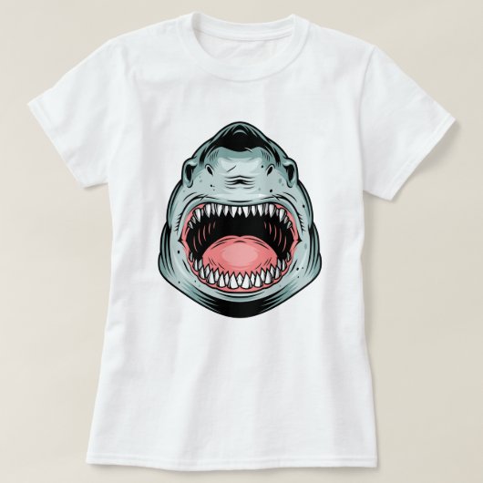 T-shirt Requin en colère (Design devant)
