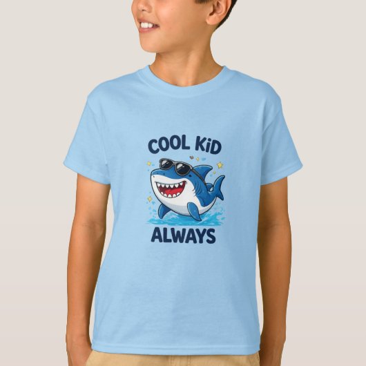 T-shirt Requin Enfant Cool (Devant)