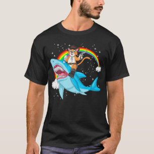 T-shirt requin équitation