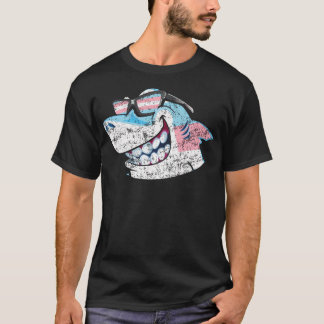 T-shirt Requin Fier Trans LGBT Droits Transgenre