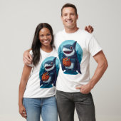 T-shirt Requin friandises ou sort (Unisexe)